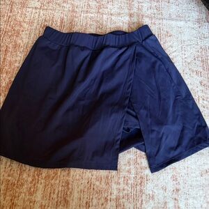 Halara Navy Blue Skort with Side Slit